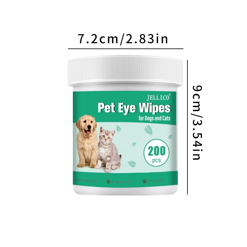 Puxinnuo Biodegradable Soft Wet Pet Cleaning Wipes for Dogs Cats