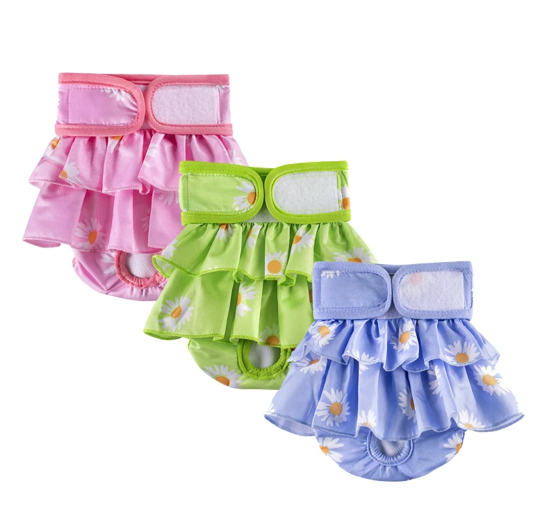 Qbellpet Washable Pet Anti Harassment Estrous Physiological Menstrual Pants Sanitary Diapers Dog Innovative Products