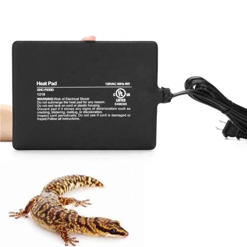Quality 8*12 Inch Eco friendly PVC Under Tank Heater Heating Pad Reptile Mat for Indoor Outdoor Use