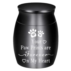Quality Assurance Woodiness Metal Urn Pet Casket Funeral Products