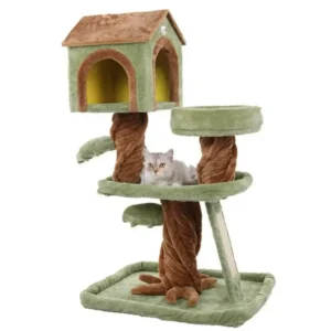 Quality Cat Trees & Scratcher Fashionable Indoor Toy for Large Cats Made of Sisal Plush Wood Packed in Cartons