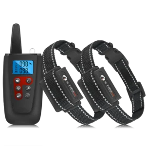 Quick Release Beep and Vibration Improve Bad Behavior Dog Trainer Collar with Remote Pet Training Collars