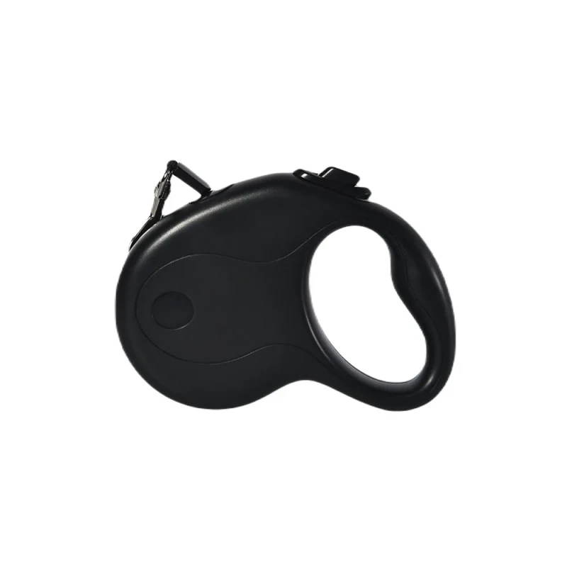 Quick Release Black Color Classic Extendable Retractable Dog Lead Leash