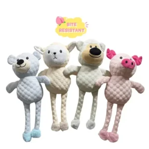 Quilted Squeaky Dog Toy Thick Eco Friendly for Play