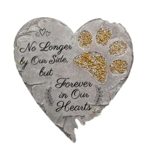 Rainbow Bridge Sympathy Gift for Pet Loss Dog Memorial Stone in Resin Thoughtful Remembrance for Dog Passing Funeral Supplies