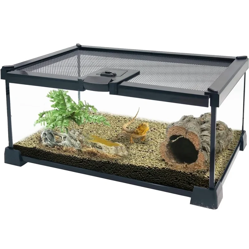 Rainforest Reptile Tank Breeding Cage Terrarium Reptile Habitat Box Accessories