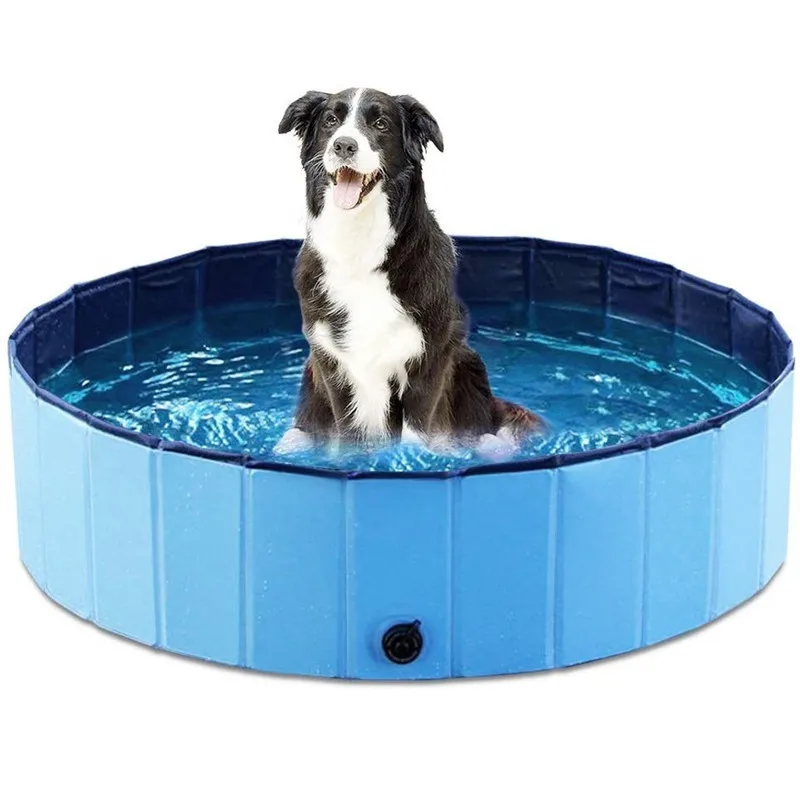 Ready Stock New Model Eco Friendly Foldable Plastic Pet Water Pool Portable Outdoor Dog Bathing Basin Cleaning Supplies