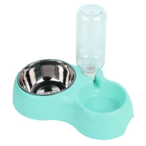 Ready to Ship Customizable Double Stainless Steel Pet Bowl in Stock Eco Friendly Dog Cat Food Water Dispenser
