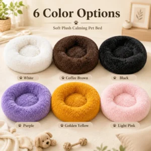Real Color Eco friendly Plush Solid Comfortable Pet Bed for Dogs & Cats