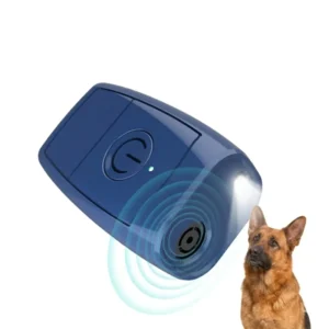 Rechargeable 40KHZ Ultrasonic Multi Function Safe Bark Control Trainer 26.25 Feet Range Dogs Cats ABS