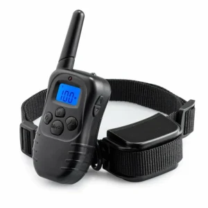 Rechargeable ABS Material Waterproof Remote Control Dog Training Collar 300m Range LCD Display 5 Year Warranty Bark Control