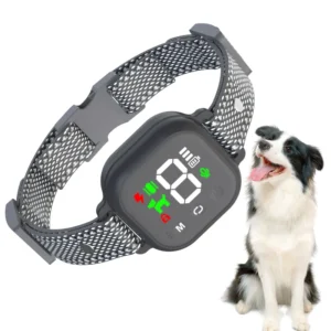 Rechargeable Automatic Bark Stopper Electric Shock Vibration IP67 Waterproof Eco friendly Plastic 20+ Hours