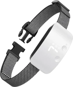 Rechargeable Bark Control Dog Collar Programmable Waterproof Anti Barking Training Collar 7 Adjustable Sensitivity Warning