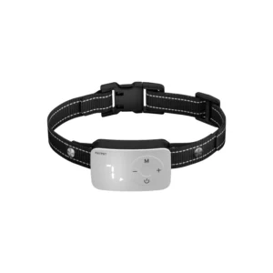 Rechargeable Bark Control Training Collar for Dogs Nylon Accessory No Bark Feature