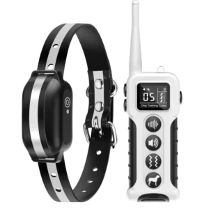 Rechargeable Dog No Shock Bark Collar with Remote Control Vibration Collar for Dog Training Only Sound and Vibrating