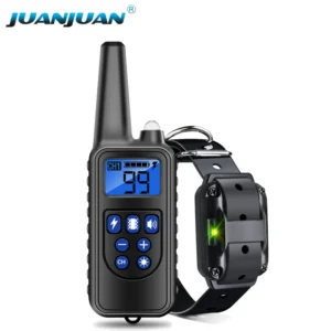 Rechargeable Dog Training Collar Pet Training Device Waterproof Pet Dogs Remote Control All Size Shock Vibration Sound