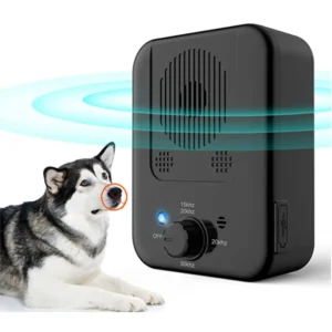 Rechargeable Eco-Friendly Ultrasonic Dog Bark Control Device Anti Barking Pet Training Waterproof Adjustable Modes