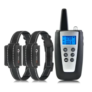 Rechargeable Electric Dog Training Collar for 2 Dogs Stop Barking Training Anti Bark Control Collar