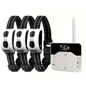 Rechargeable Electric Vibration Ultrasonic Anti Bark Training Collar with APP Control Intelligent 2 in 1 Automatic Dog Training