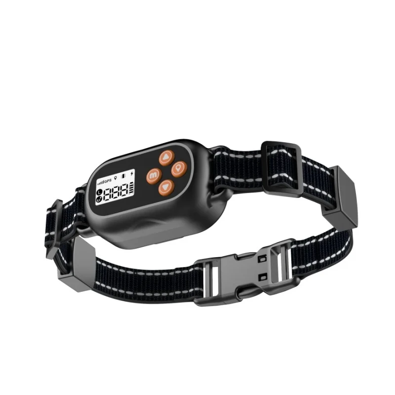Rechargeable GPS Pet Containment System IPX7 Waterproof Wireless Electric Fence for Medium Large Dogs Bark Control Shock Collar
