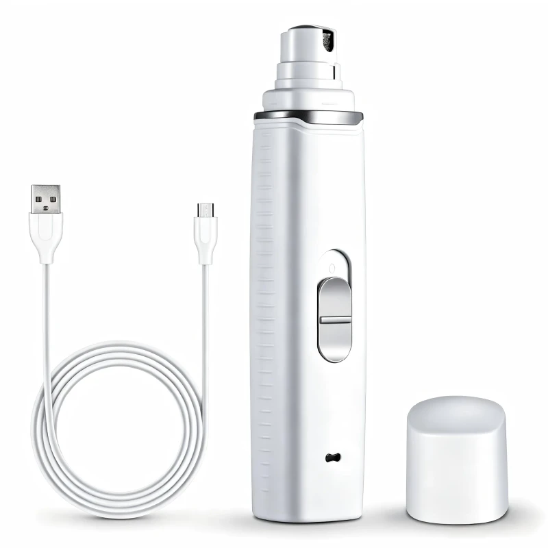Rechargeable High Power Electric Pet Nail Grinder Stainless Steel Safe and Efficient Grooming Tool for Dogs and Cats