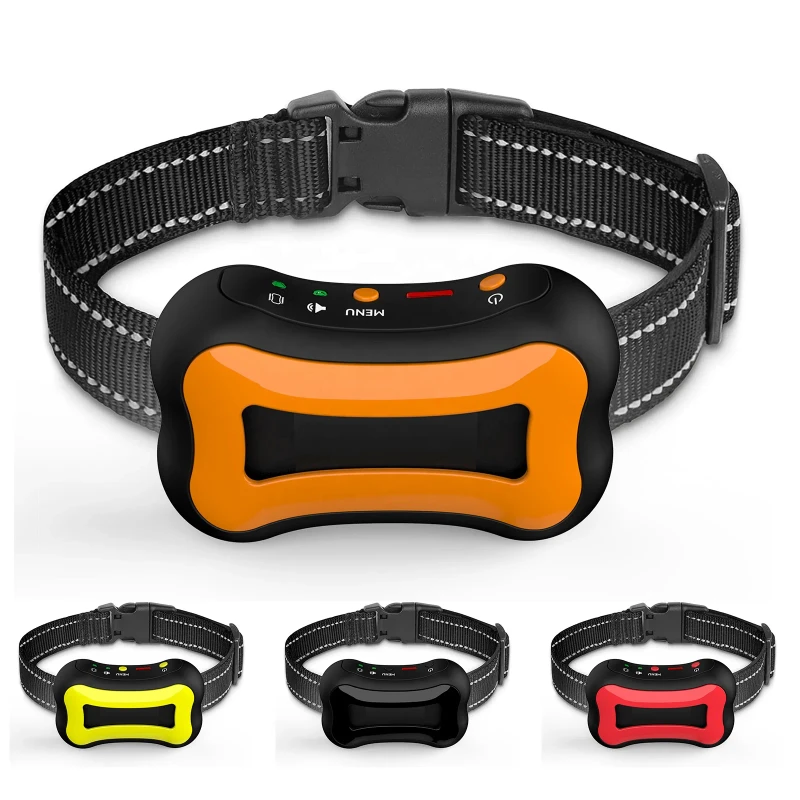 Rechargeable No Harm Dog Barking Collar with Vibration Waterproof No Bark Shock Control Anti Bark Collar
