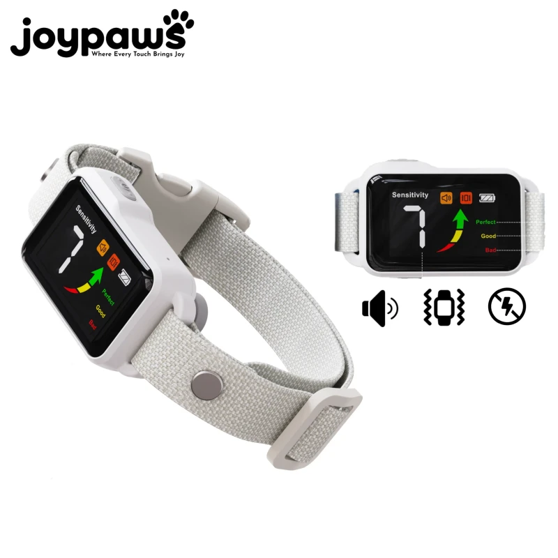 Rechargeable Non Shock Dog Training Automatic Anti Bark Collar With 7 Sensitivity Levels