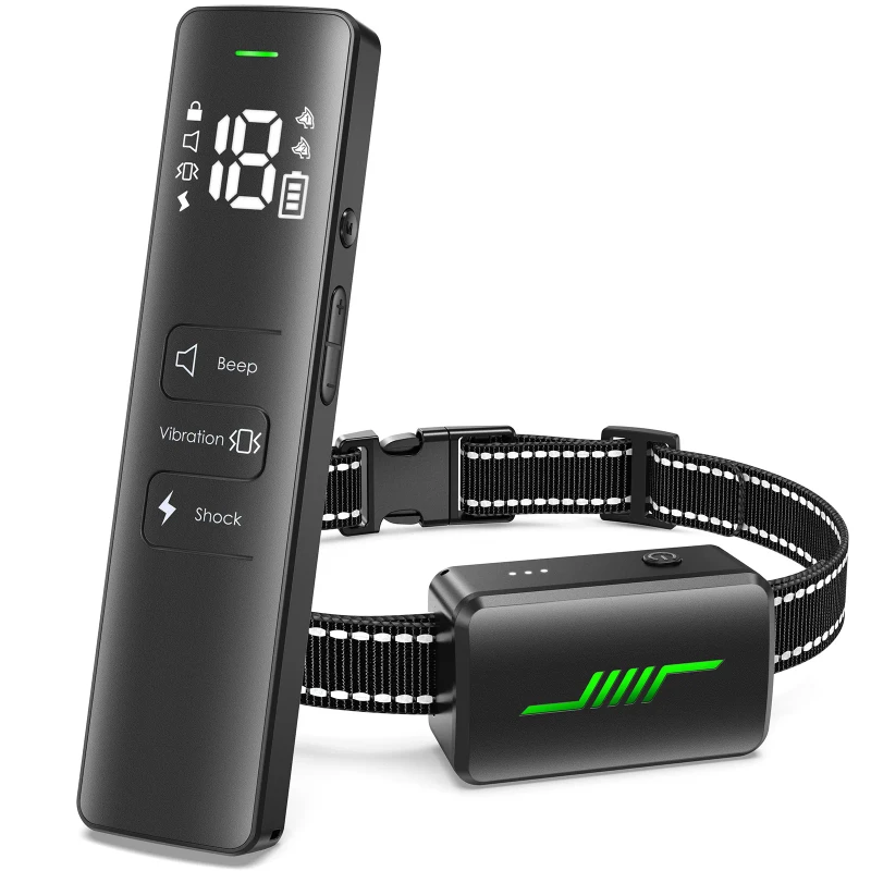 Rechargeable Remote Control Smart Dog Training Device Must Have Plastic Bark Prevention and Stopping Tool for Pet Training