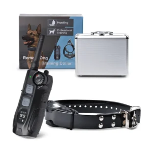 Rechargeable Smart Dog Trainer with 4 Modes Sound Vibration Shock & Booster Plastic Eco Friendly LED Light Dog Training