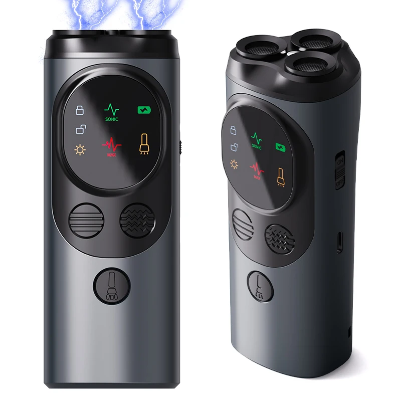 Rechargeable Ultrasonic Bark Control Dog Repeller Anti-Barking Trainer Effective Stop Barking Device