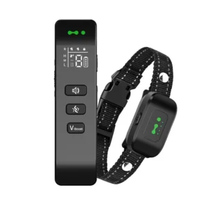 Rechargeable Ultrasonic Bark Control Training Collar for Dogs Handheld Anti-Barking Electric No-Shock Vibration Device