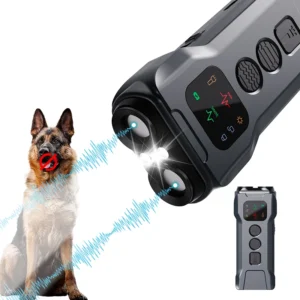 Rechargeable Ultrasonic Dog Barking Silencer Trainer Anti Barking Device for Effective Dog Training