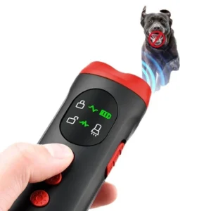 Rechargeable Ultrasonic Dog Repeller Outdoor Anti Bark Stopper Three Flashing Probes Illumination Plastic Pet Cat Bark Control
