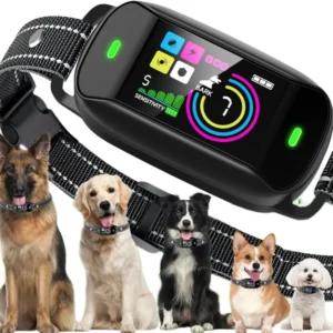 Rechargeable Waterproof Anti Barking Device for Dogs Sound Vibration Training Collar Bark Control New Training