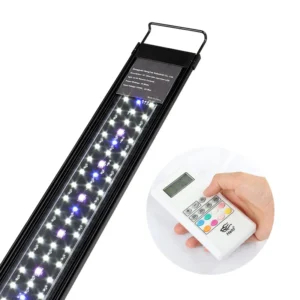 Rectangle Aluminum Alloy Shell Extendable Submersible IP68 Remote Controller Eco Friendly Freshwater Fish Tank Aquarium