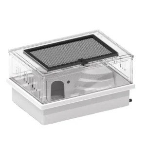 Rectangle Openable Top Hamster House Transparent Viewing Mouse Cage Eco-Friendly Durable Reptile Amphibian