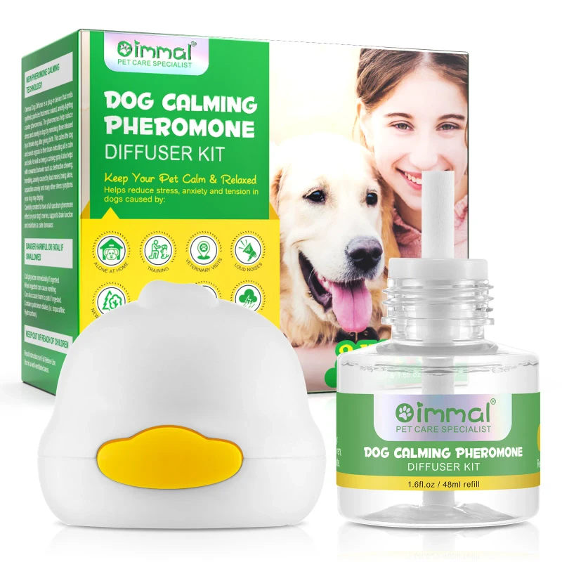 Reduce Pet Anxiety Stress Comfort Dog Plug Diffuser Anti Anxiety Dog Calming Pheromone Diffuser