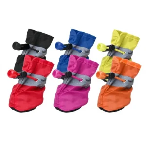 Reflective Cute Modern Pet Dog Shoes Waterproof Oxford Soft Sole Booties Anti Slip Fleece Lined Warm Winter Boots Small Medium