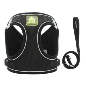 Reflective Stripe Other Pet Harness Vest Collar and Leash Tough Step In No Pull Pet Dog Harness Sets