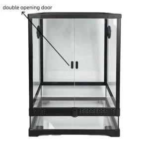 Relaxlines Glass Reptiles Amphibians Enclosure Reptile Feeding Box Terrarium Cage Rainforest Reptile Enclosure