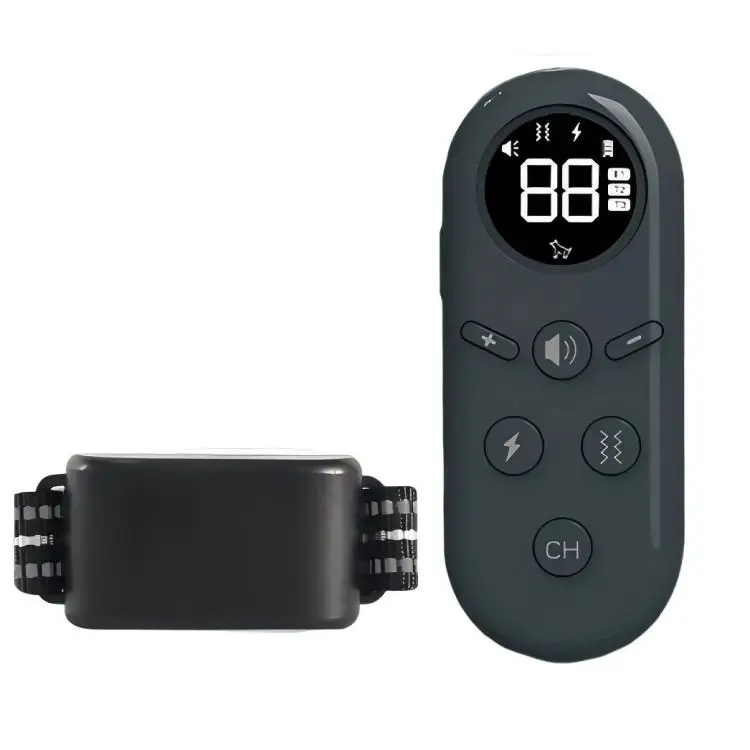 Remote Control Dog Trainer Electric Shock Vibration Stop Barking Device Size Dog Anti Barking Training Collar Multifunctional