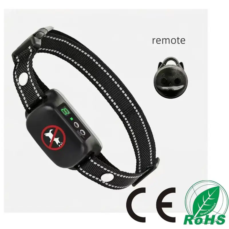 Remote Control Dog Trainer With Safe Shock Rechargeable ABS Material Multi Functional Pet Training Supplies
