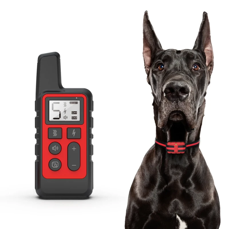 Remote Control Electric Shock Beep Vibration Dog Training Collar Pet Bad Behavior Correction Device