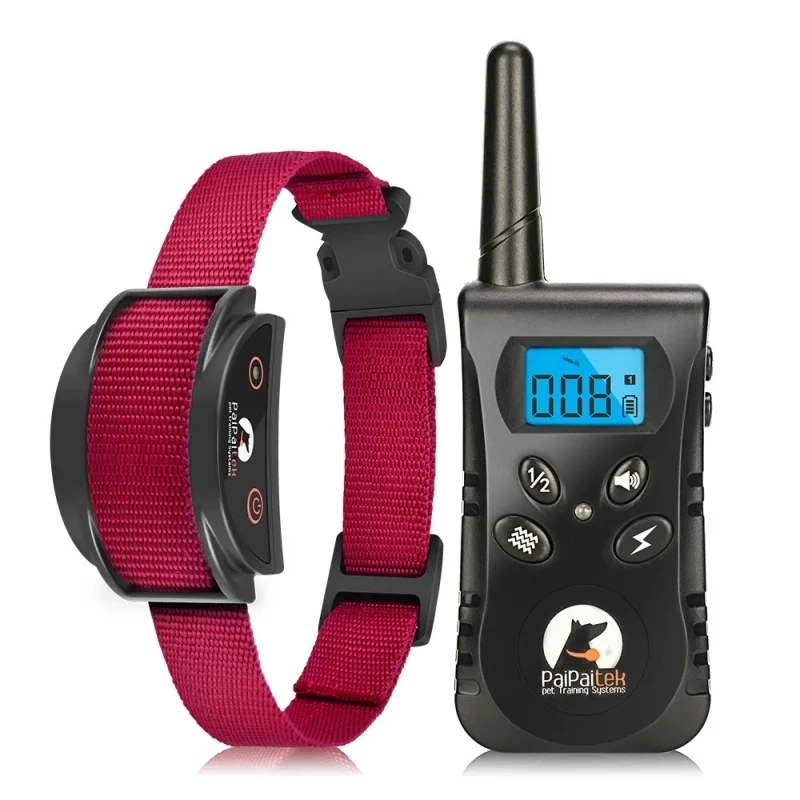 Remote Control Pet Dog Trainer Voice Controlled Bark Control Electronic Collar Portable Smart PD 520S 1