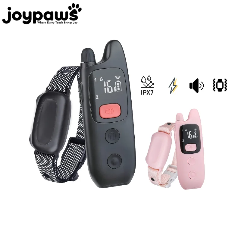 Remote Control Rechargeable Anti Bark Dog Training Collar With Vibration And Beep And Electric