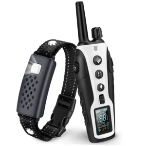 Remote Dog Training Device Beep Vibration Shock Modes Bark Control Collar Adjustable Levels for Small Medium Large Dogs