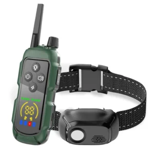 Remote Dog Training Pet Collar with Shock, 4000ft Range Rechargeable Waterproof Outdoor Use Pet Training Supplies