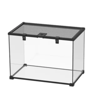 Reptile Accessories Rainforest Tank Terrarium for Bearded Dragon Lizard Spider Frog Scorpion Gecko 50*30*35cm