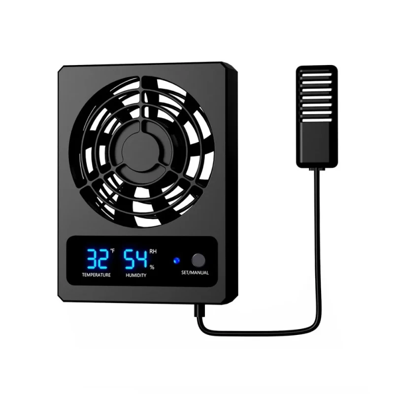 Reptile Accessories Reptile Box Intelligent Temperature and Humidity Sensor Fan NFF 102