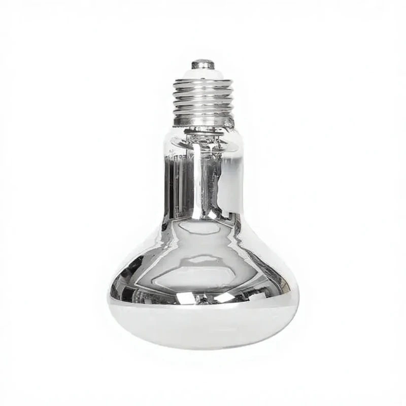 Reptile Basking Bulb High Output UVA Clear Glass Reflector Full Spectrum Heat Light for Bearded Dragon & Lizard
